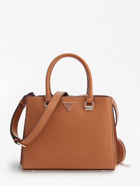 Sac à Main Alexie Saffiano Marron Guess