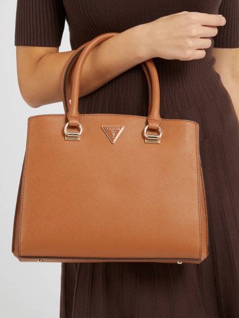Sac à Main Alexie Saffiano Marron Guess