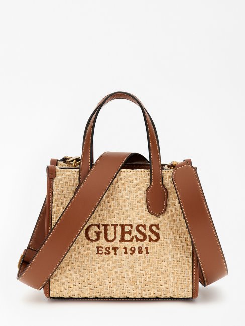 Mini Sac Guess Silvana Logo Marron