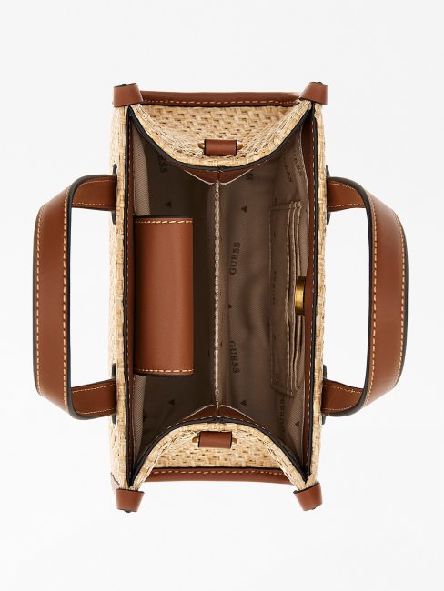 Mini Sac Guess Silvana Logo Marron