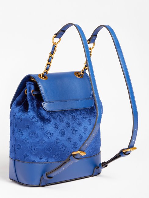 Sac à Dos Inia Velours Bleu Guess