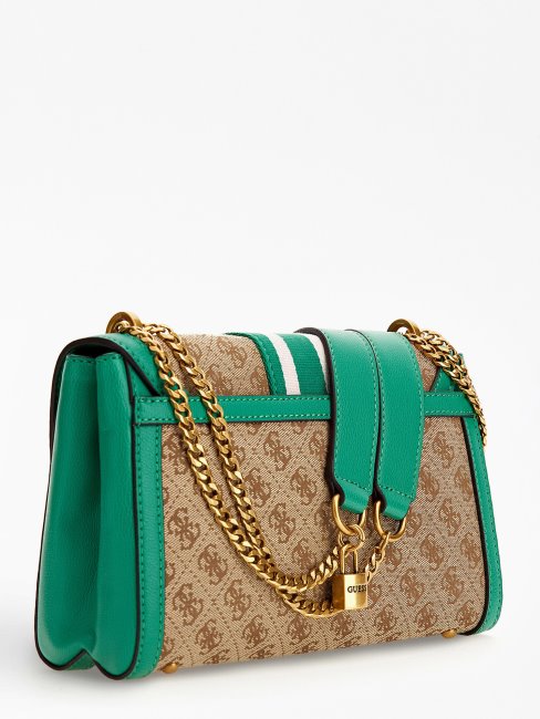 Sac à Bandoulière Guess Katey 4g Vert