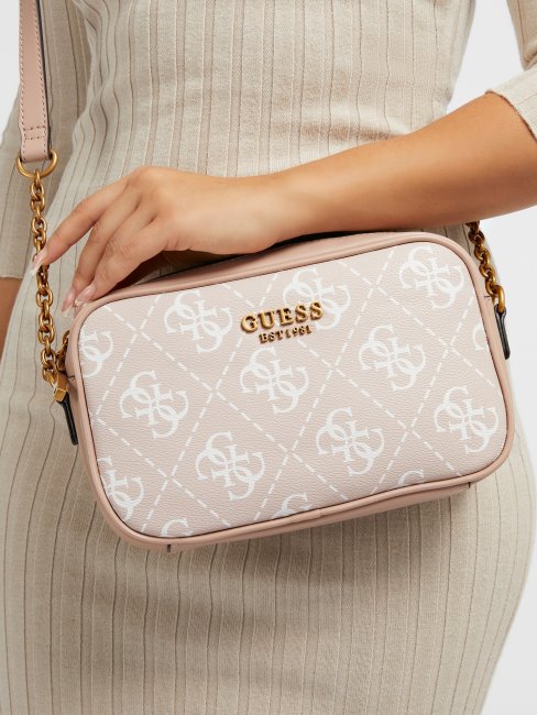 Guess Berta 4g Logo Mini Sac à Bandoulière Rose