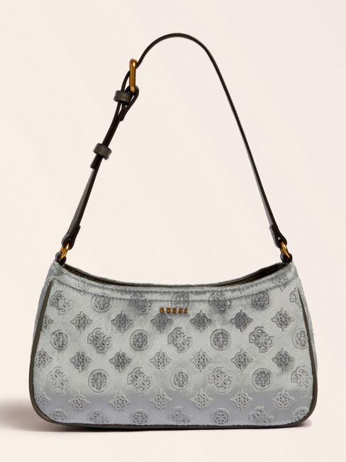 Kimi Sac Bandoulière Velours Guess Gris