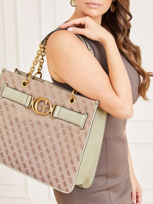 Aileen 4g Logo Shopper Guess Vert