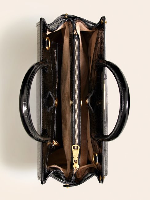 Cristina Sac à Main En Cuir Véritable Guess Noir