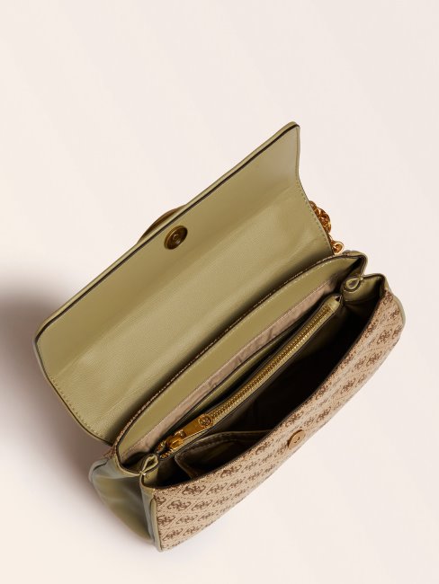 Sac Bandoulière Guess Vert Aileen 4g Logo