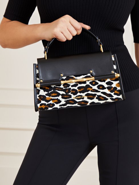 Alia Sac à Main En Véritable Cuir Guess Animalier