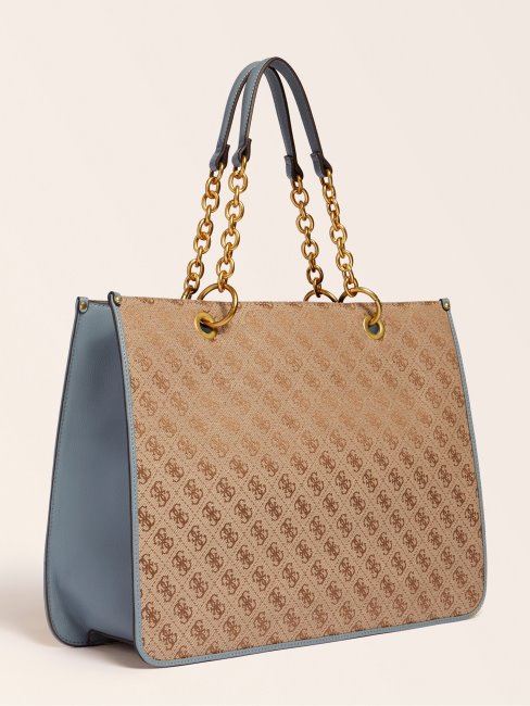 Guess Bleu Aileen 4g Logo Shopper