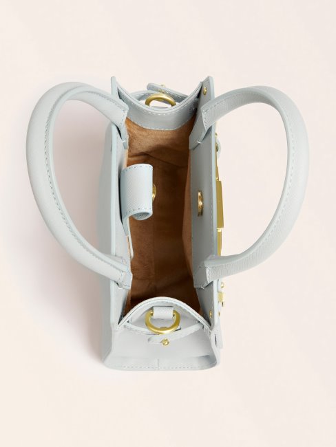 Sac à Main Guess Bleu Clair Cristina En Cuir Véritable