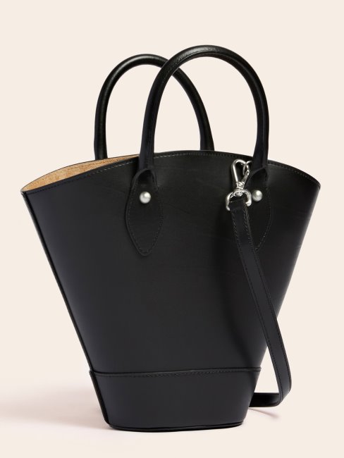 Jary Sac à Main En Cuir Véritable Noir Guess