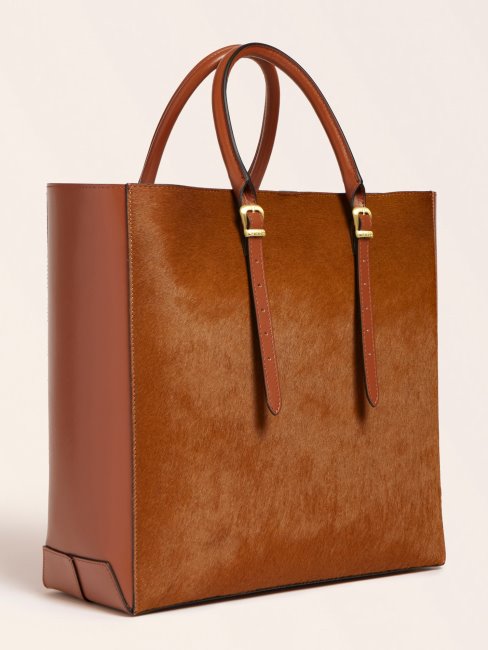 Guess Sac à Main Lady Luxe En Cuir Véritable Marron