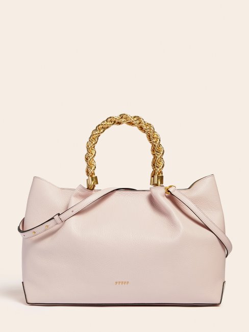Aida Sac à Main En Cuir Véritable Guess Rose
