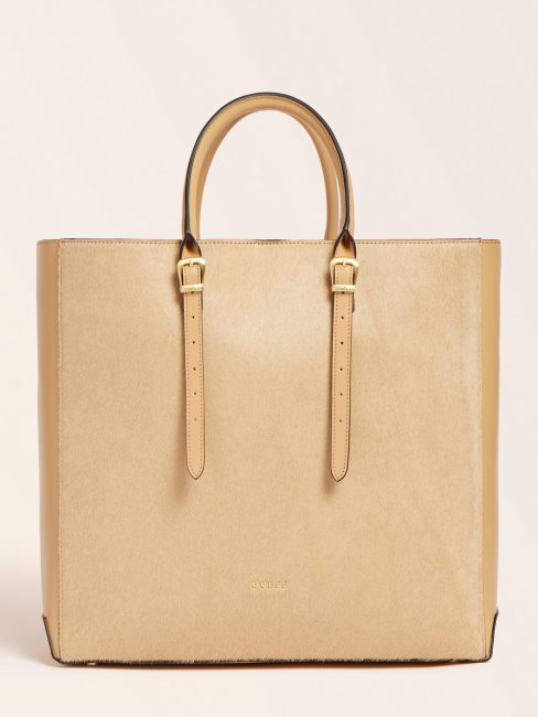 Sac à Main Guess Beige Lady Luxe En Cuir Véritable
