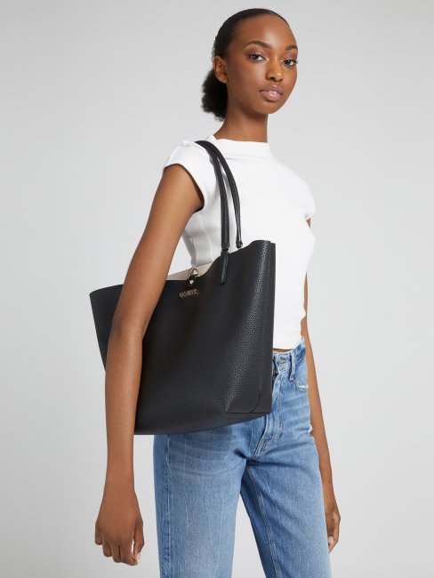 Pochette Shopper Alby Noire Guess