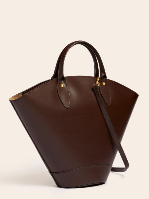 Guess Jary Sac à Main En Cuir Véritable Marron