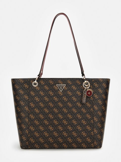 Marron Noelle 4g ​​​​​​logo Shopper Guess