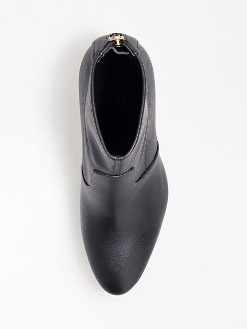 Bottines En Similicuir Noir Guess