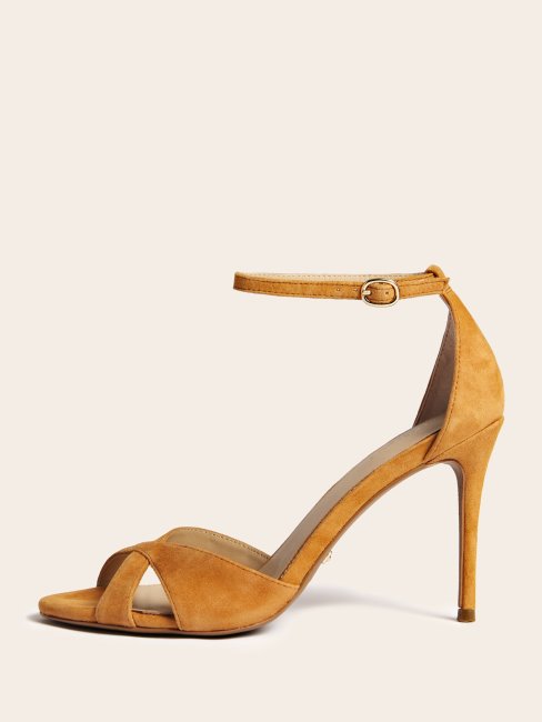 Sandale En Daim Brun Devinez Martien