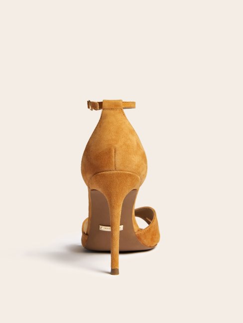 Sandale En Daim Brun Devinez Martien