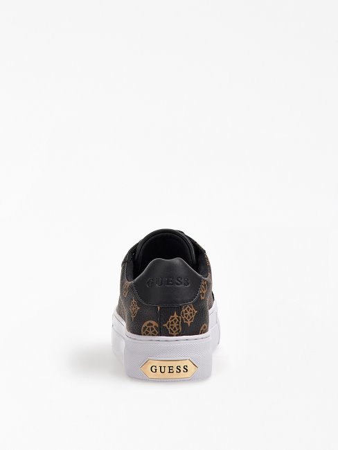 Guess Garmini 4g Paniers à Logo Pivoine Marron