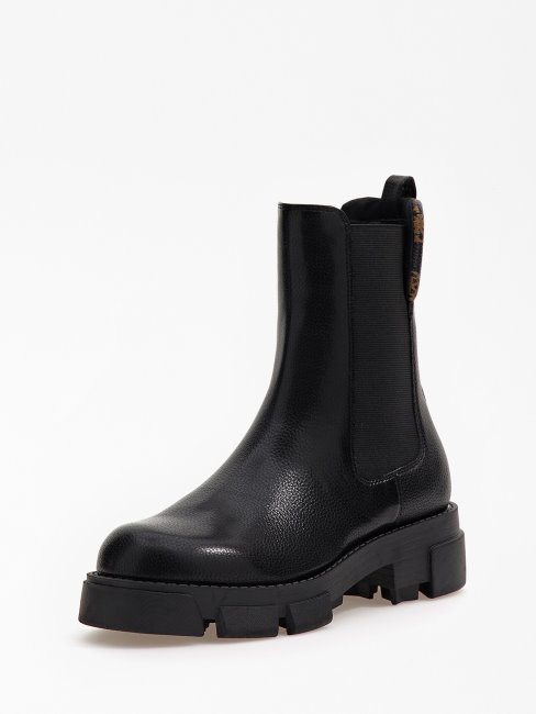 Guess Bottines Madla En Similicuir Noir