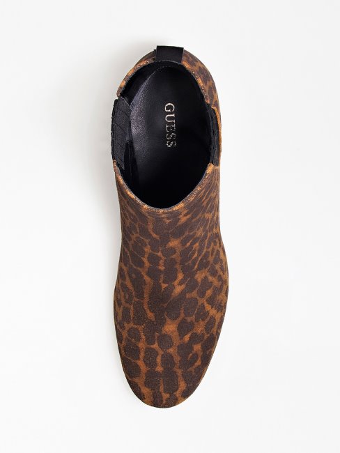 Bottines Safia Daim Animalier Deviner