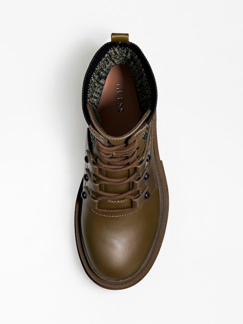 Bottes De Combat Odalis Avec Logo G Cube Guess Vert