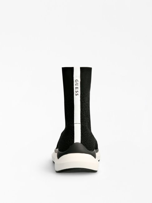 Paniers Montantes En Maille Guess Drawsila Noires