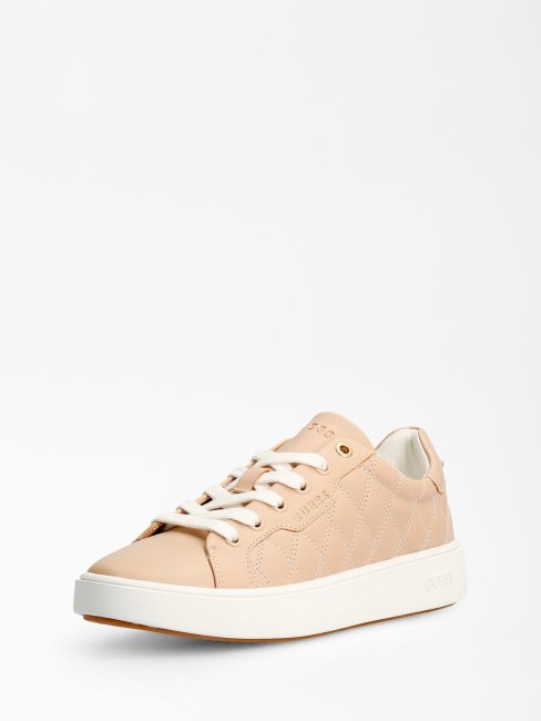 Guess Melanie Paniers Matelassées Rose Clair