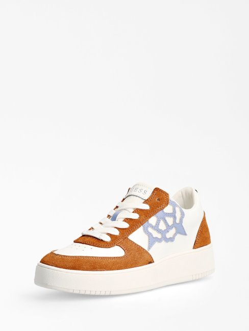 Paniers Sidny En Cuir Véritable Marron Multi Guess