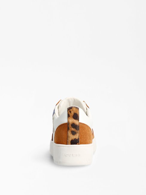 Paniers Sidny En Cuir Véritable Marron Multi Guess