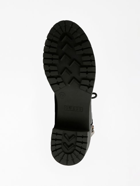 Botte De Combat Cabra 4g Logo Guess Marron