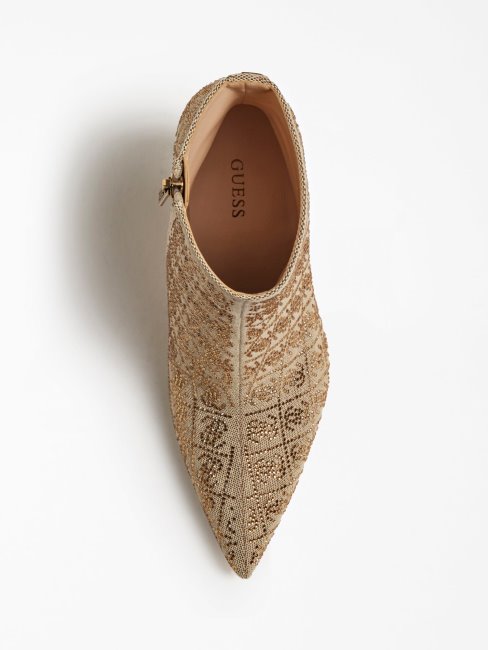 Bottine Dafina Beige Strass Guess