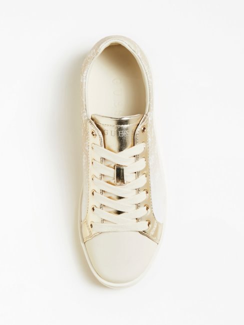 Paniers Guess Dorés Rosalia 4g Logo