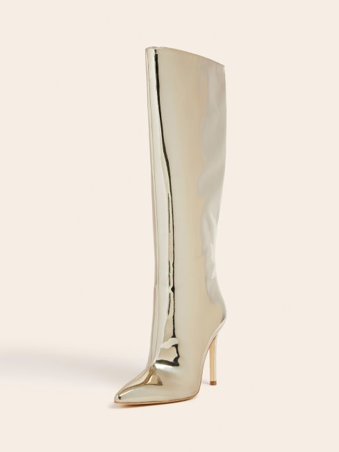 Bottes Hautes Marciano Déjouées Guess Or