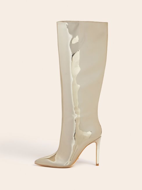 Bottes Hautes Marciano Déjouées Guess Or