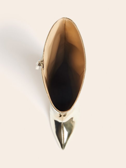 Bottes Hautes Marciano Déjouées Guess Or