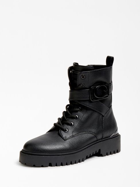 Guess Orana Bottes De Combat à Logo Latéral
