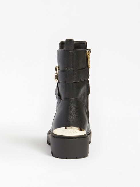 Orana Side Logo Combat Boot Noir Guess