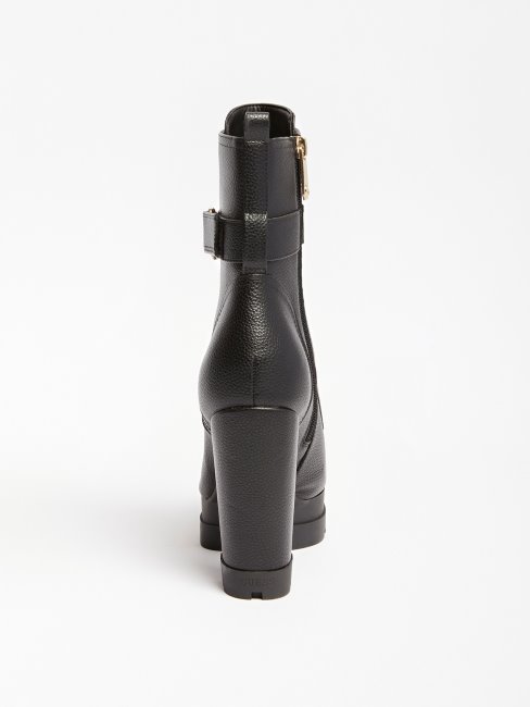 Biola Breloque Logo Bottine Guess Noir