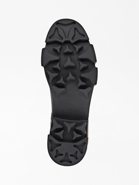 Guess Madox Lettrage Logo Bottes De Combat Noir