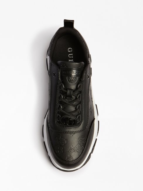 Chaussure De Running Bria 4g Peony Logo Noir Guess