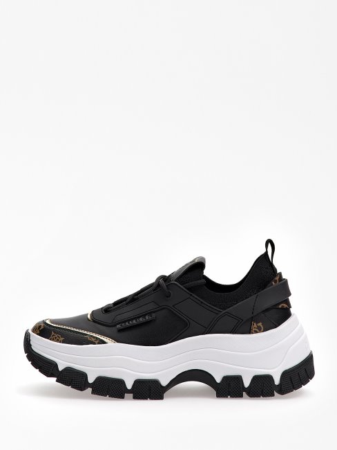 Chaussures De Course Marron Logo Braydin Guess