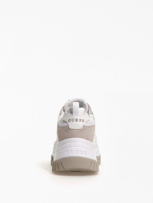 Chaussure De Course Blanche Multi Brayjen 4g Peony Logo Guess