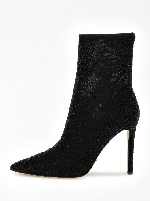 Guess Bottillon Silvero Strass Noir