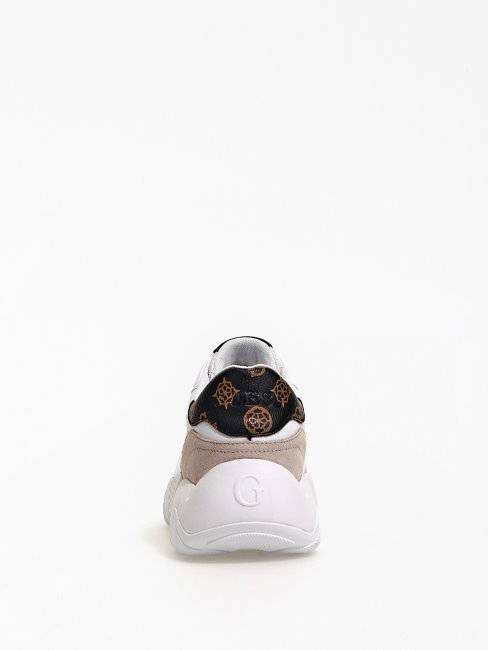 Goldon 4g Peony Logo Chaussure De Course Guess Blanc Multi