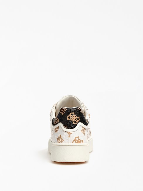 Baskets Guess Mely 4g Peony Blanches Avec Logo