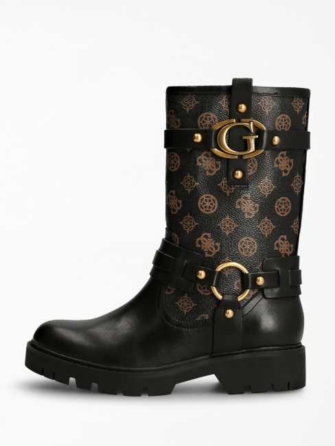 Bottes Avec Logo Peony Randa 4g Marron Guess