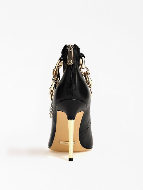 Escarpins Guess En Cuir Véritable Noir Shadee